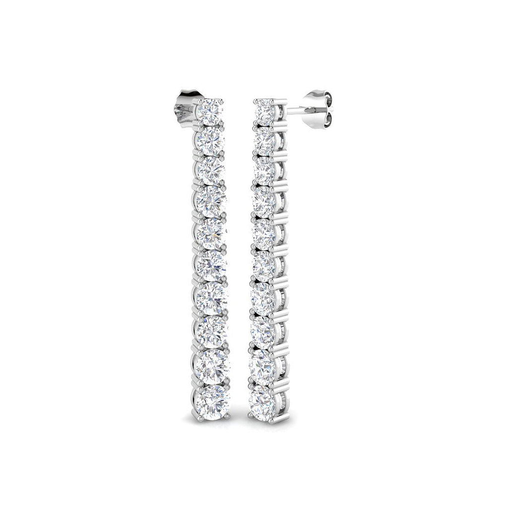 BJE0112 — Earrings - 9k White Gold