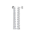 BJE0112 — Earrings - 9k White Gold