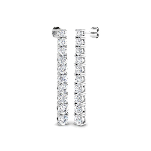 BJE0112 — Earrings - 9k White Gold
