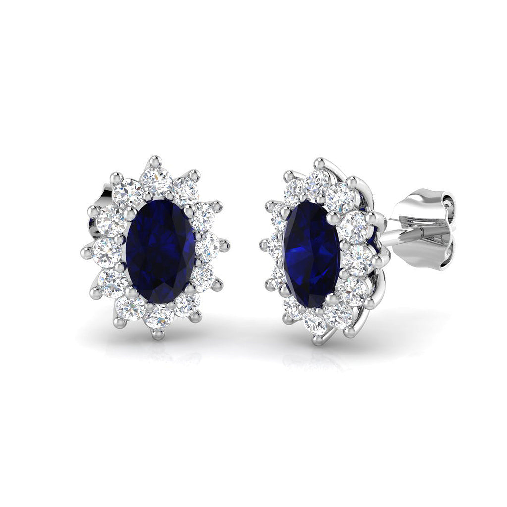 BJE0115 — Earrings - 9k White Gold