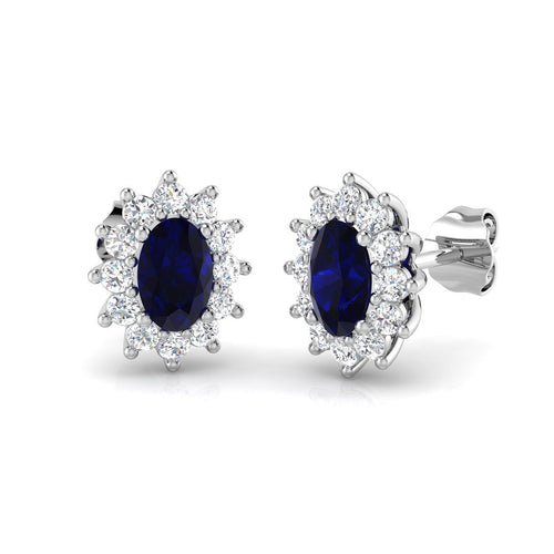 BJE0115 — Earrings - 9k White Gold
