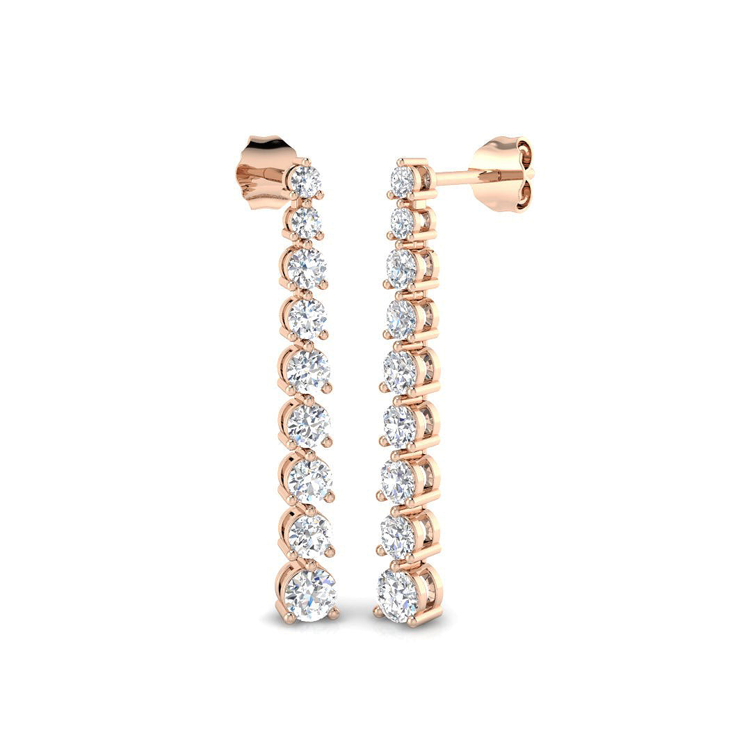 BJE0118 — Earrings - 9k Rose Gold