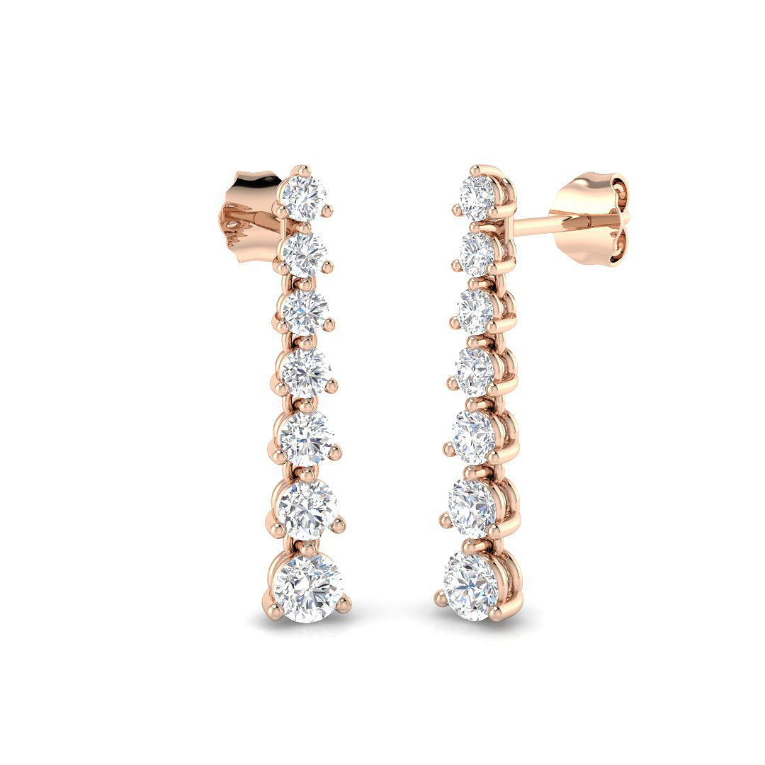 BJE0120 — Earrings - 9k Rose Gold