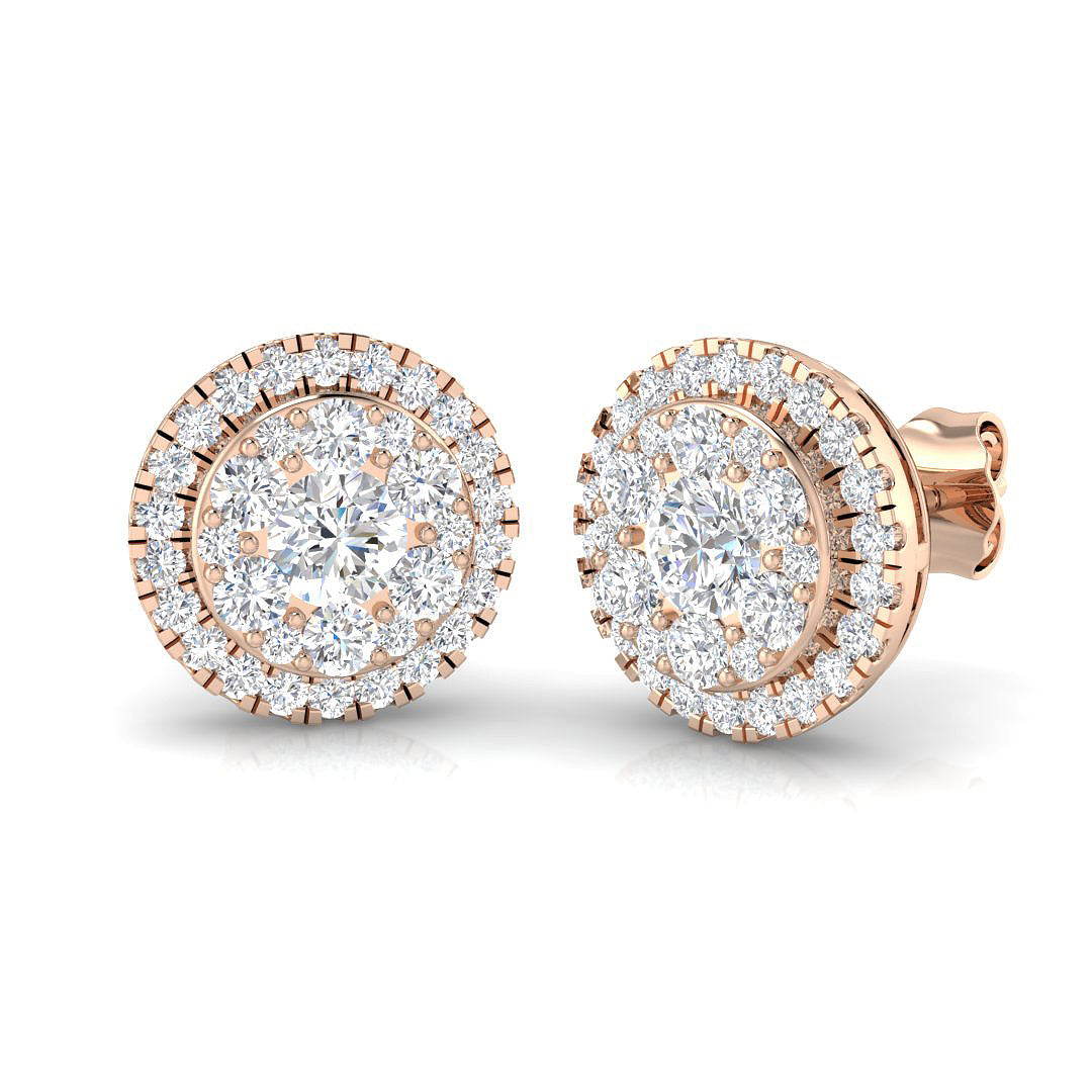 BJE0130 — Earrings - 9k Rose Gold