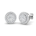 BJE0132 — Earrings - 9k White Gold