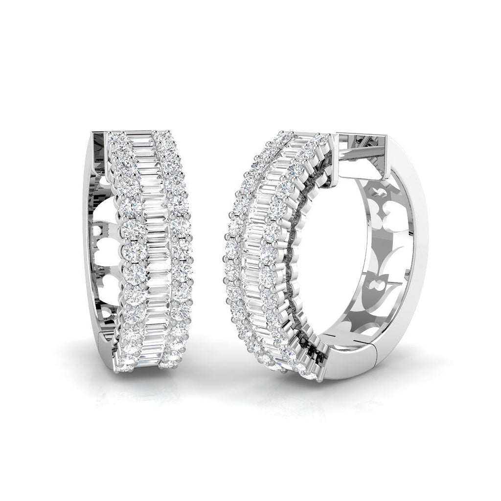 BJE0137 — Earrings - 9k White Gold