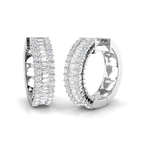 BJE0137 — Earrings - 9k White Gold