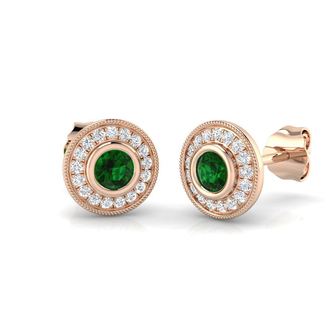 BJE0143 — Earrings - 9k Rose Gold