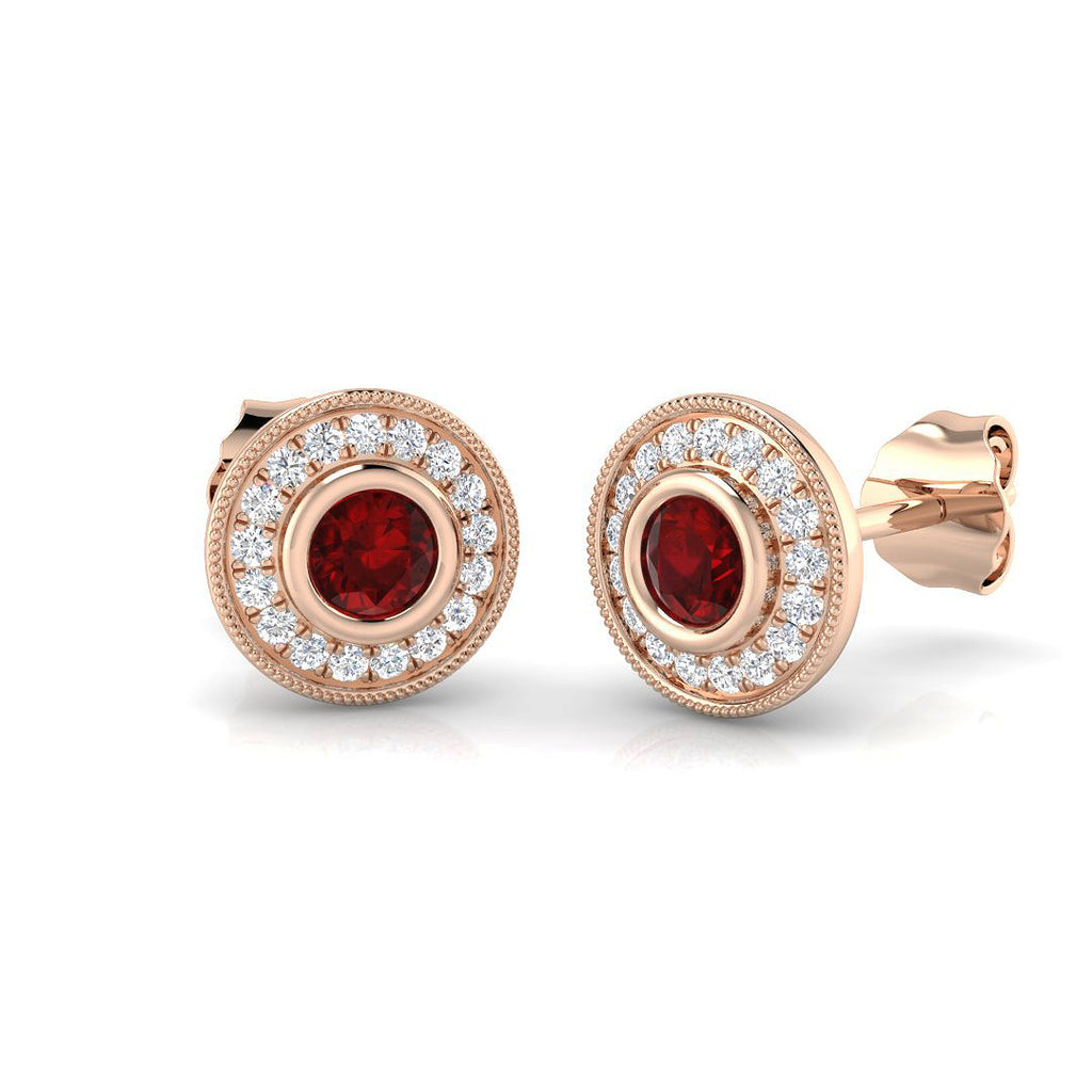 BJE0143 — Earrings - 9k Rose Gold