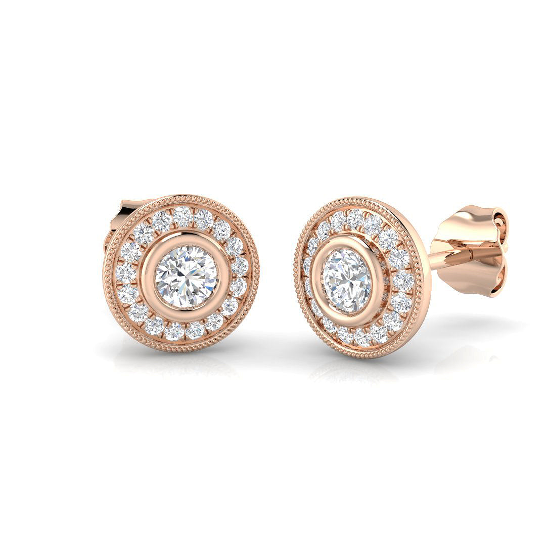 BJE0143 — Earrings - 9k Rose Gold