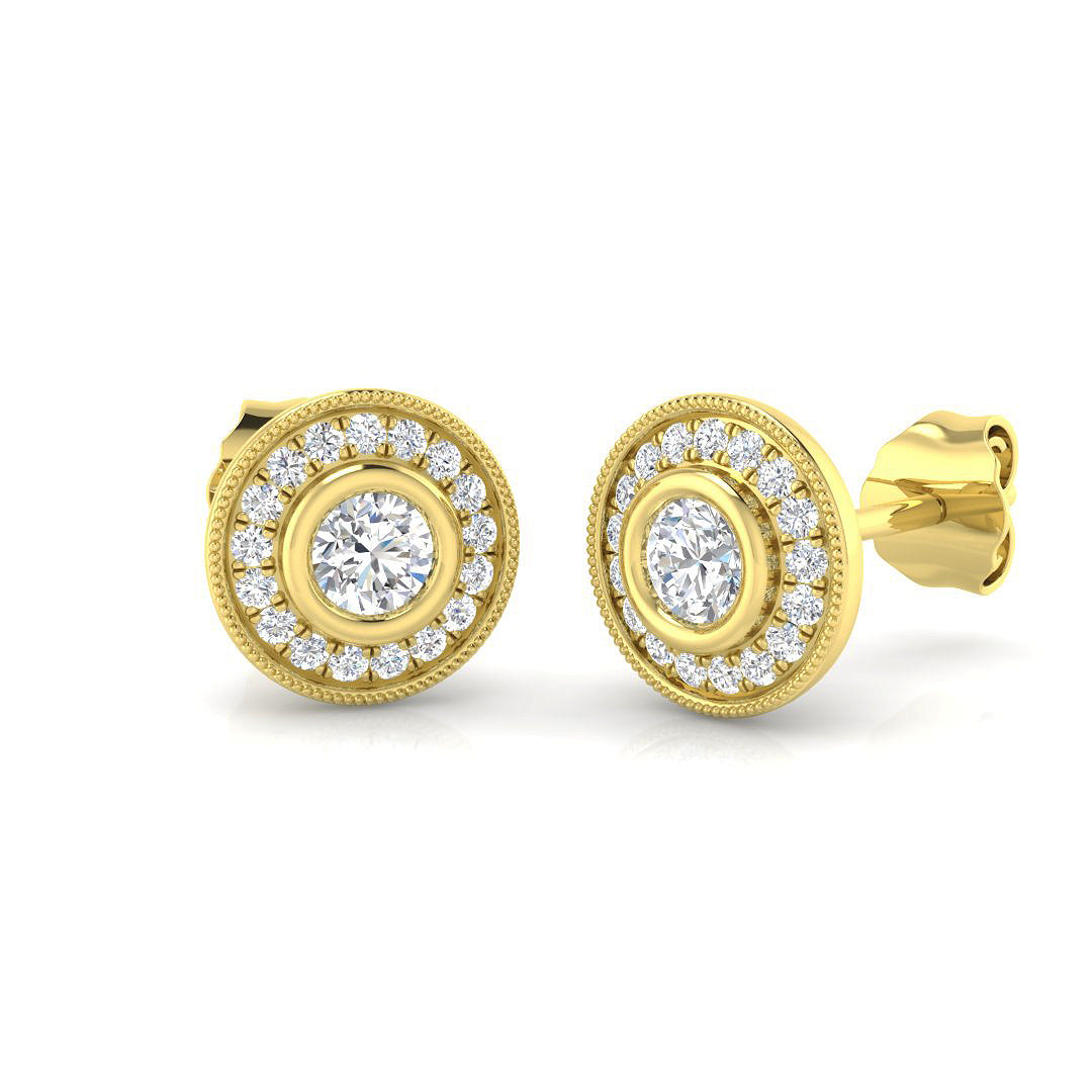 BJE0143 — Earrings - 9k Yellow Gold