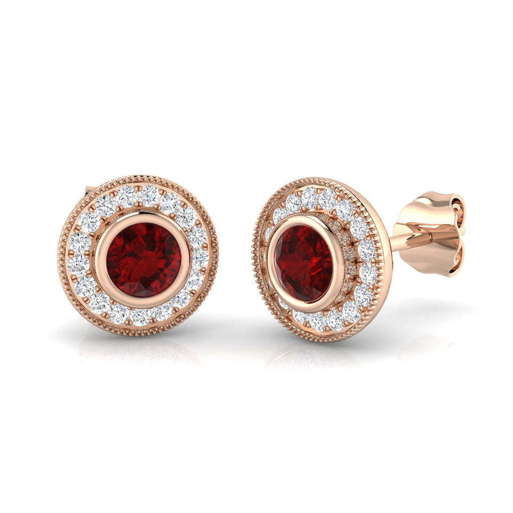 BJE0144 — Earrings - 9k Rose Gold