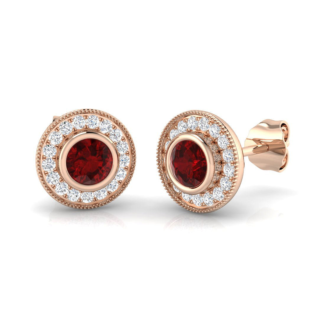 BJE0144 — Earrings - 9k Rose Gold