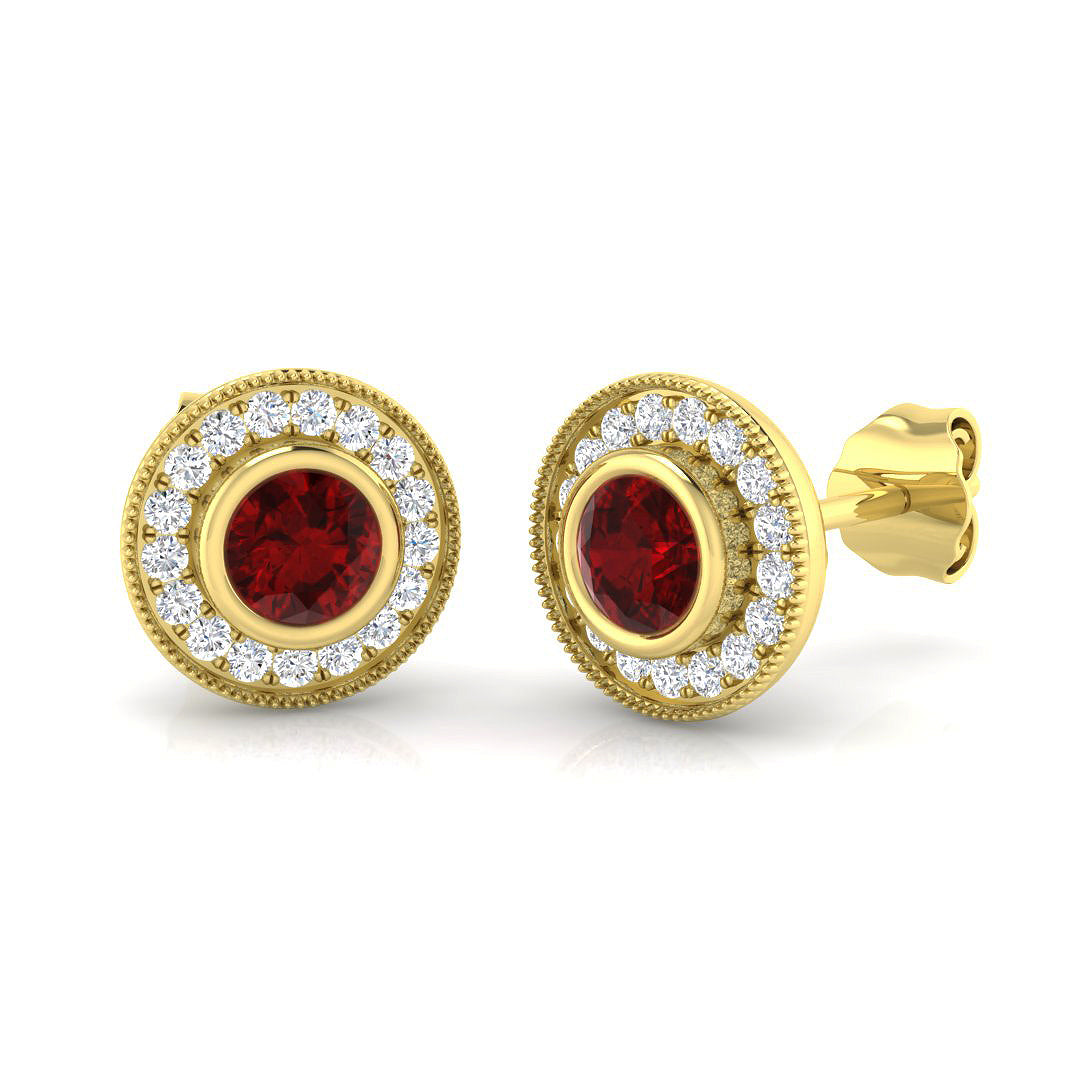 BJE0144 — Earrings - 18k Yellow Gold