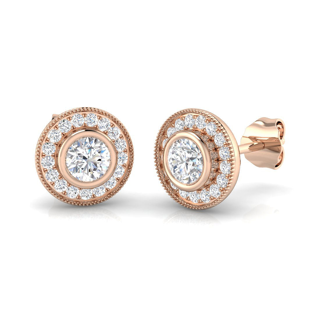 BJE0144 — Earrings - 9k Rose Gold