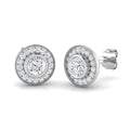BJE0144 — Earrings - 9k White Gold
