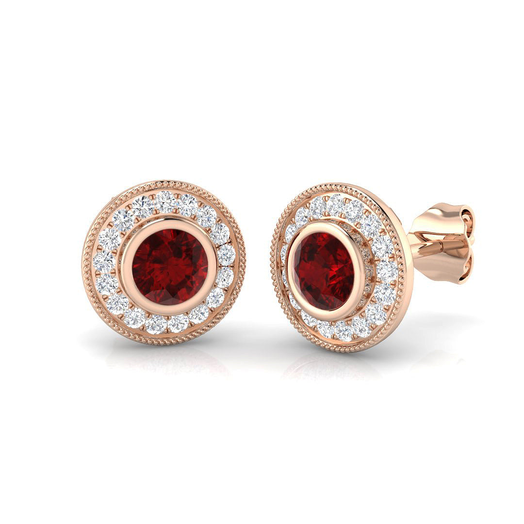 BJE0145 — Earrings - 9k Rose Gold