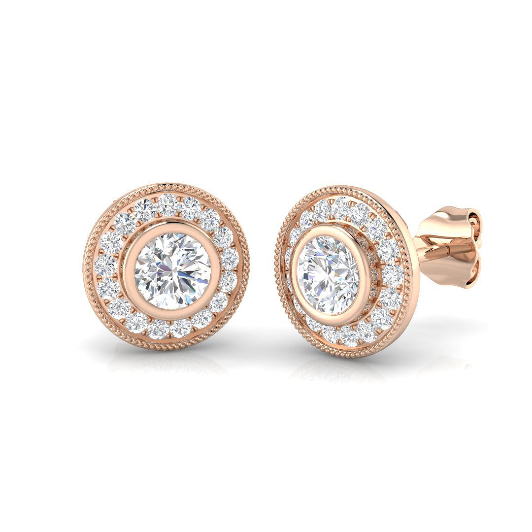 BJE0145 — Earrings - 9k Rose Gold
