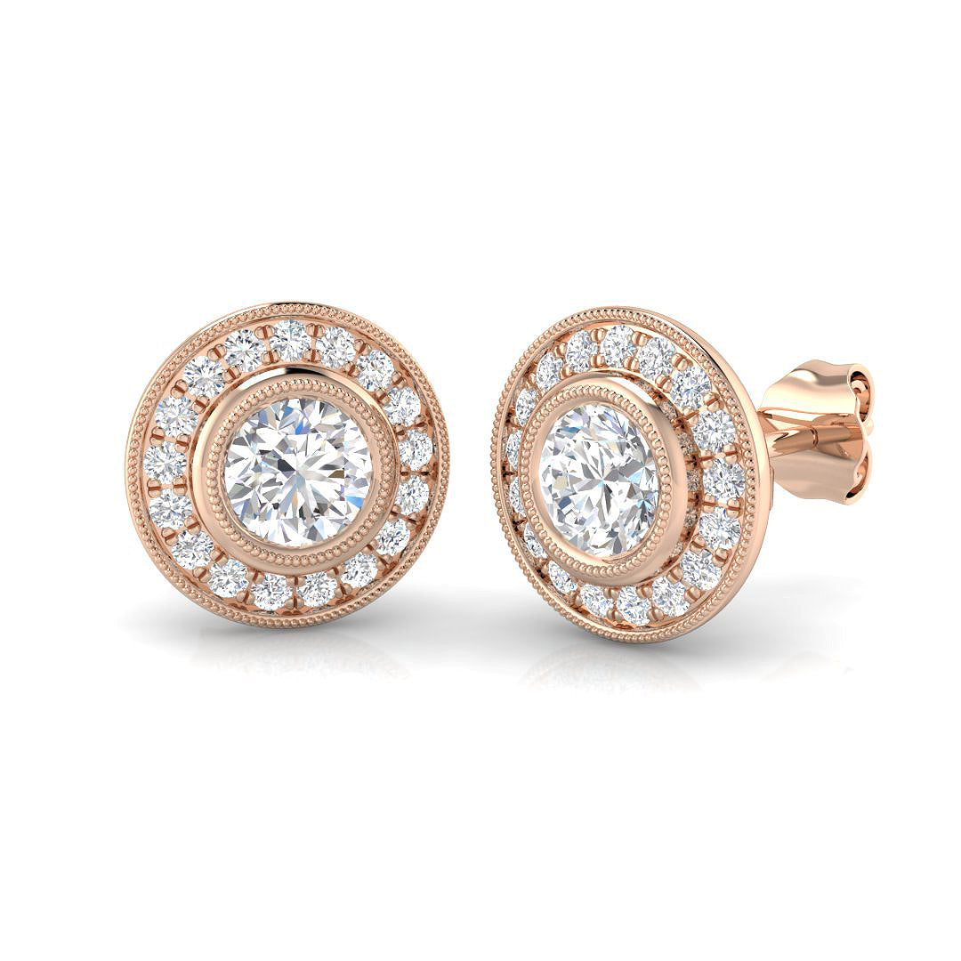 BJE0146 — Earrings - 9k Rose Gold