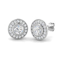 BJE0146 — Earrings - 9k White Gold