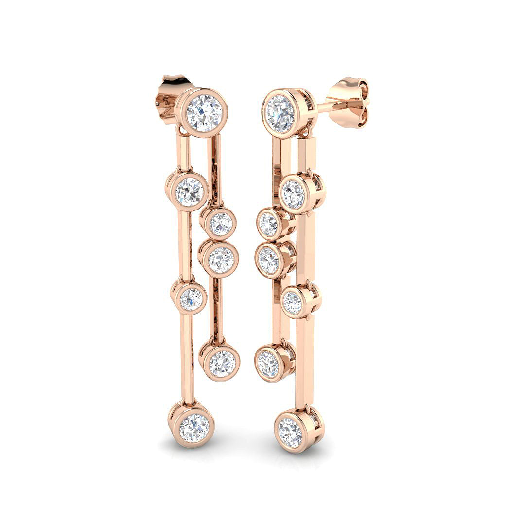 BJE0149 — Earrings - 9k Rose Gold