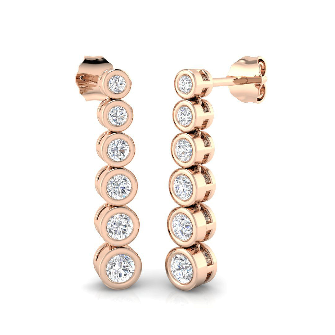 BJE0151 — Earrings - 9k Rose Gold