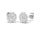 BJE0158 — Earrings - 9k White Gold