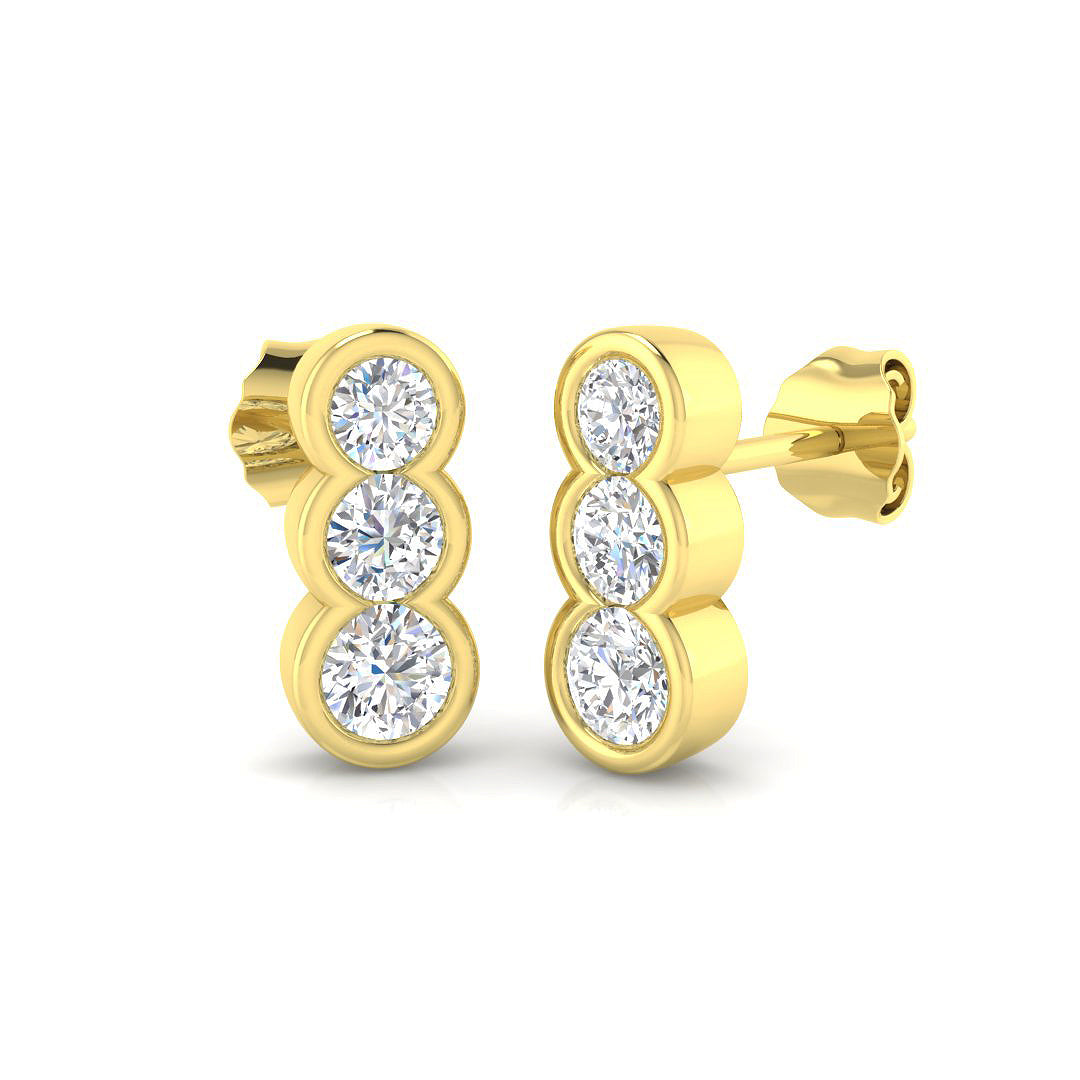BJE0161 — Earrings - 9k Yellow Gold