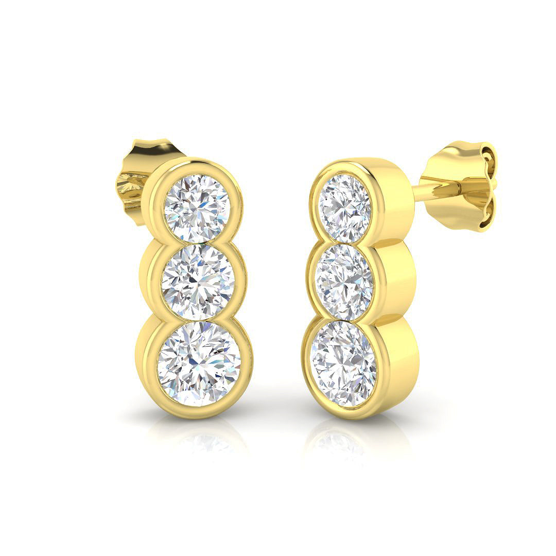 BJE0162 — Earrings - 9k Yellow Gold