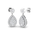 BJE0169 — Earrings - 9k White Gold