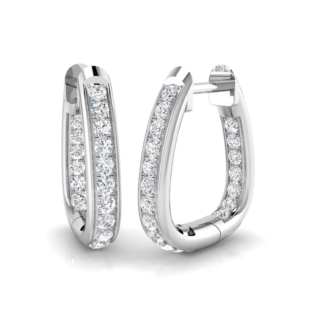 BJE0172 — Earrings - 9k White Gold