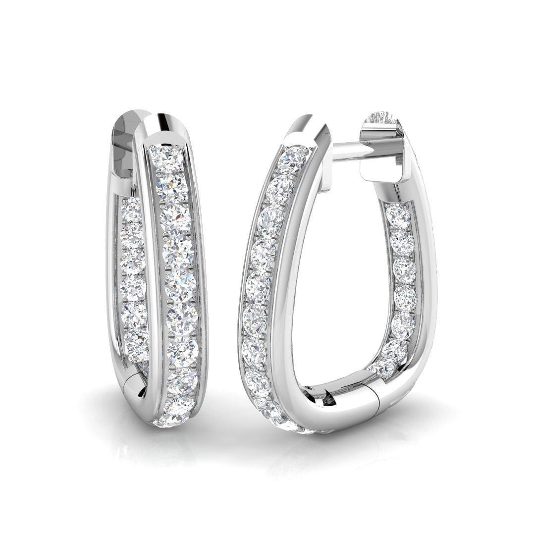 BJE0172 — Earrings - 9k White Gold