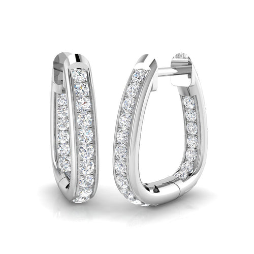 BJE0172 — Earrings - 9k White Gold