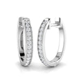 BJE0184 — Earrings - 9k White Gold