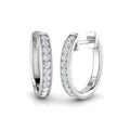 BJE0185 — Earrings - 9k White Gold