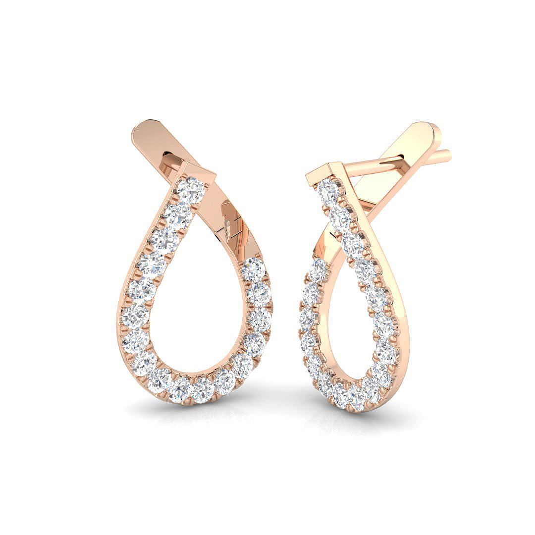 BJE0195 — Earrings - 9k Rose Gold