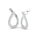BJE0195 — Earrings - 9k White Gold