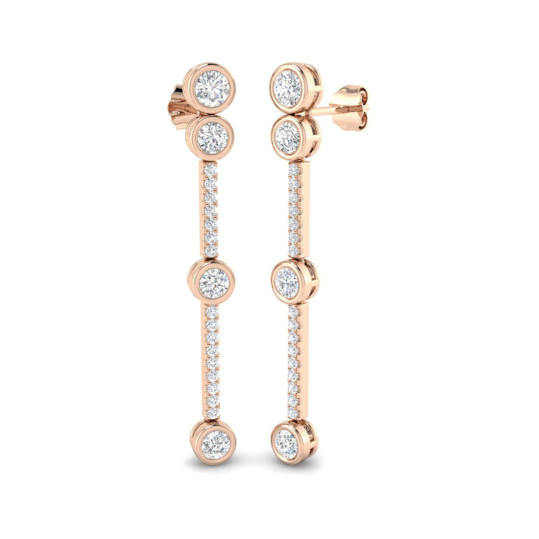BJE0196 — Earrings - 9k Rose Gold