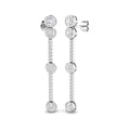 BJE0196 — Earrings - 9k White Gold