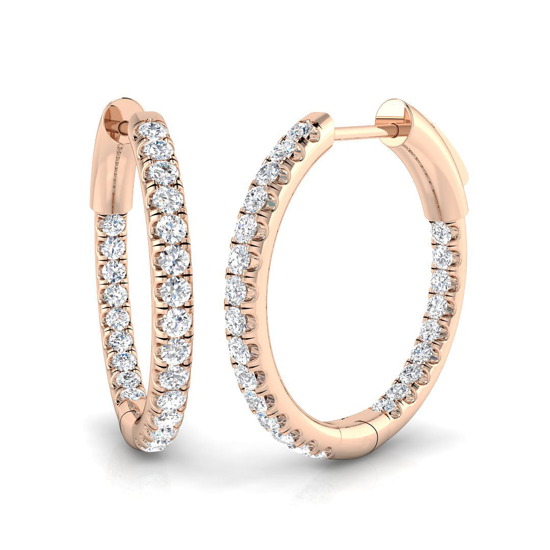 BJE0197 — Earrings - 9k Rose Gold