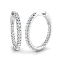BJE0197 — Earrings - 9k White Gold