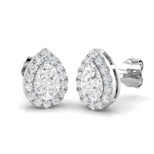 BJE0198 — Earrings - 9k White Gold