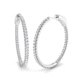 BJE0201 — Earrings - 9k White Gold