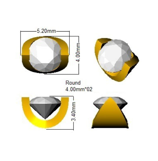 BJE0213 — Earrings - 9k Yellow Gold detail