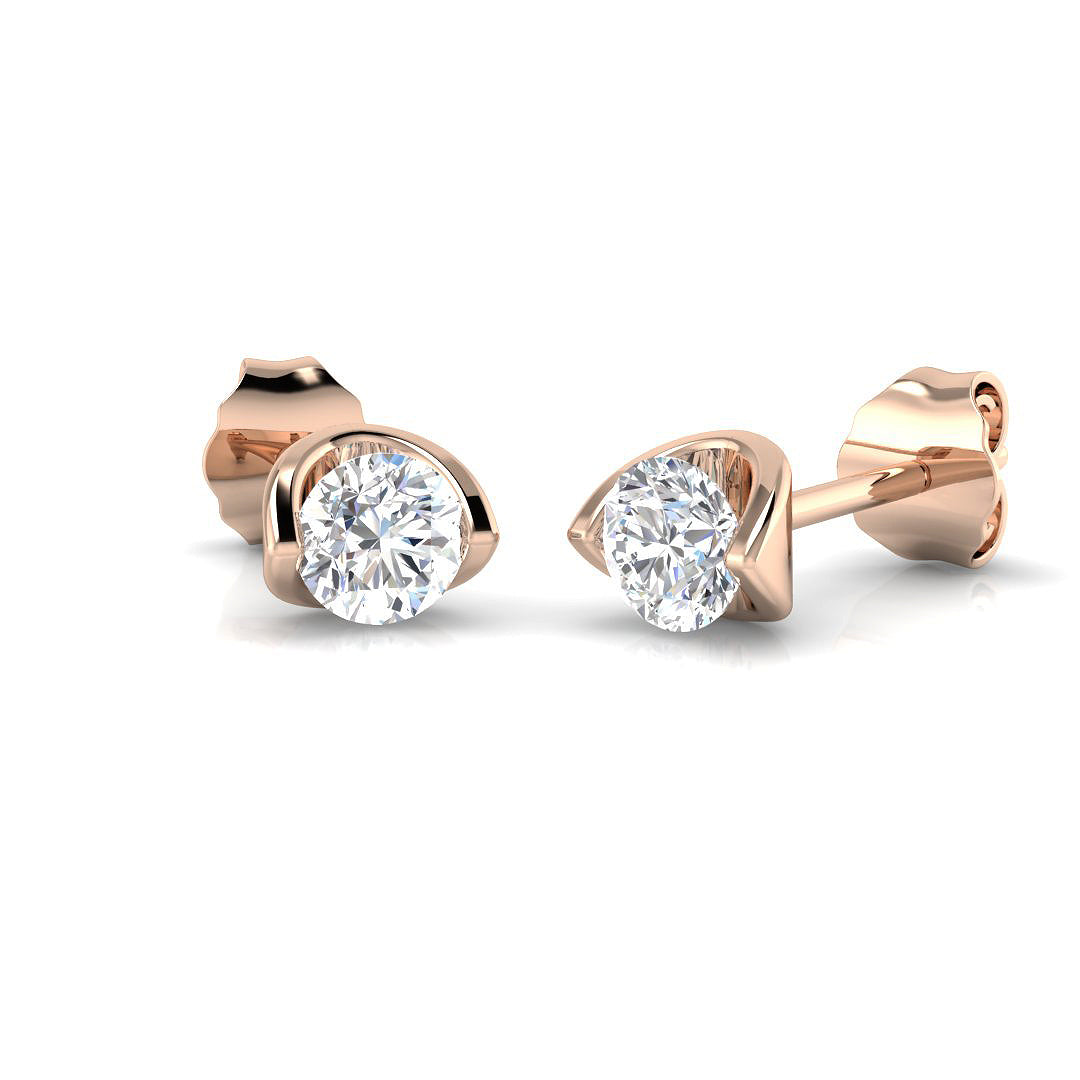 BJE0213 — Earrings - 9k Rose Gold