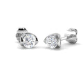 BJE0213 — Earrings - 9k White Gold