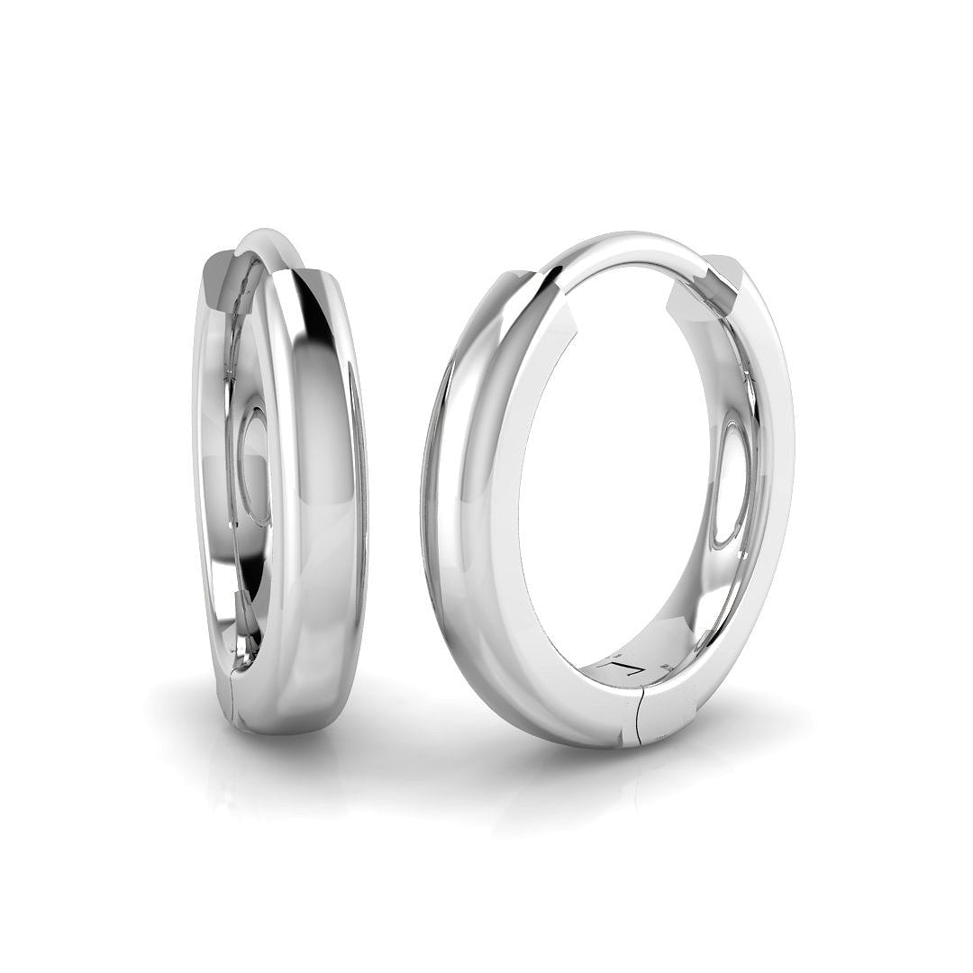BJE0222 — Earrings - 9k White Gold