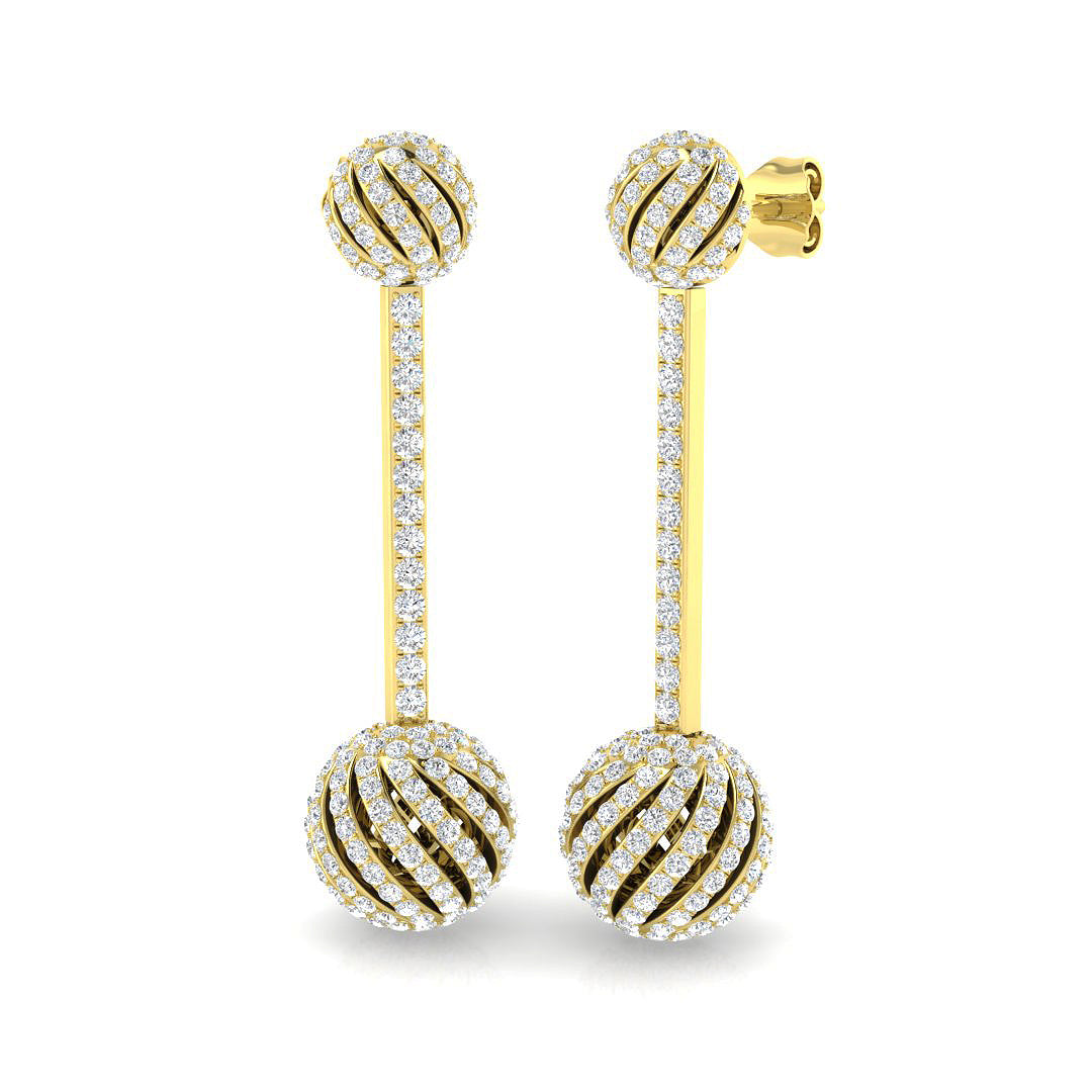 BJE0224 — Earrings - 9k Yellow Gold