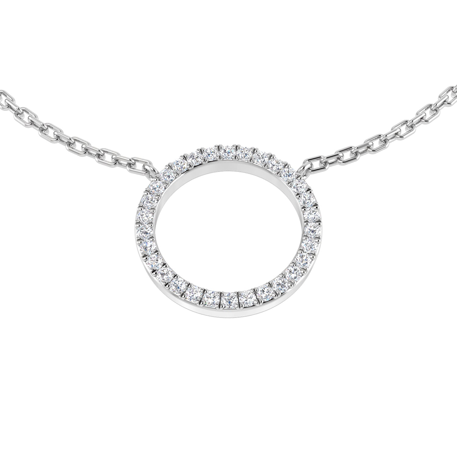 BJN0002 — Necklace - 9k White Gold