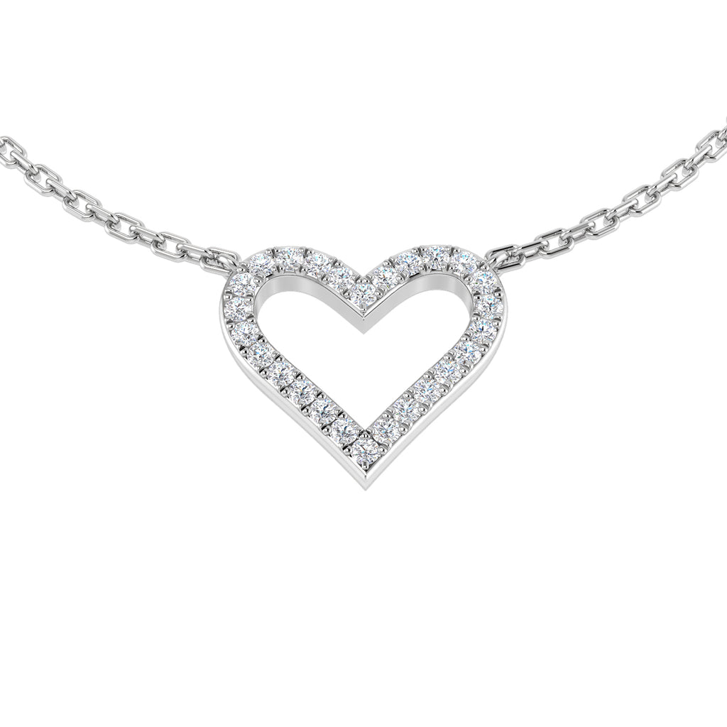 BJN0003 — Necklace - 9k White Gold